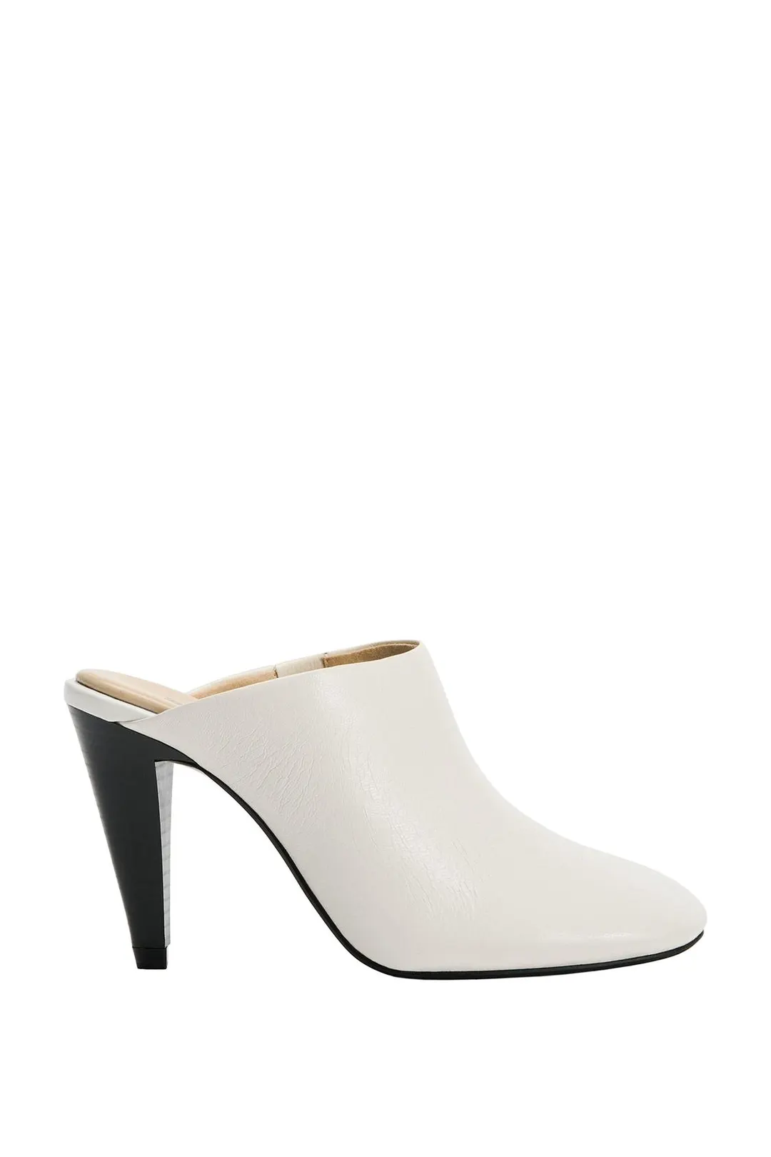 Мюли из кожи на каблуке, Zara