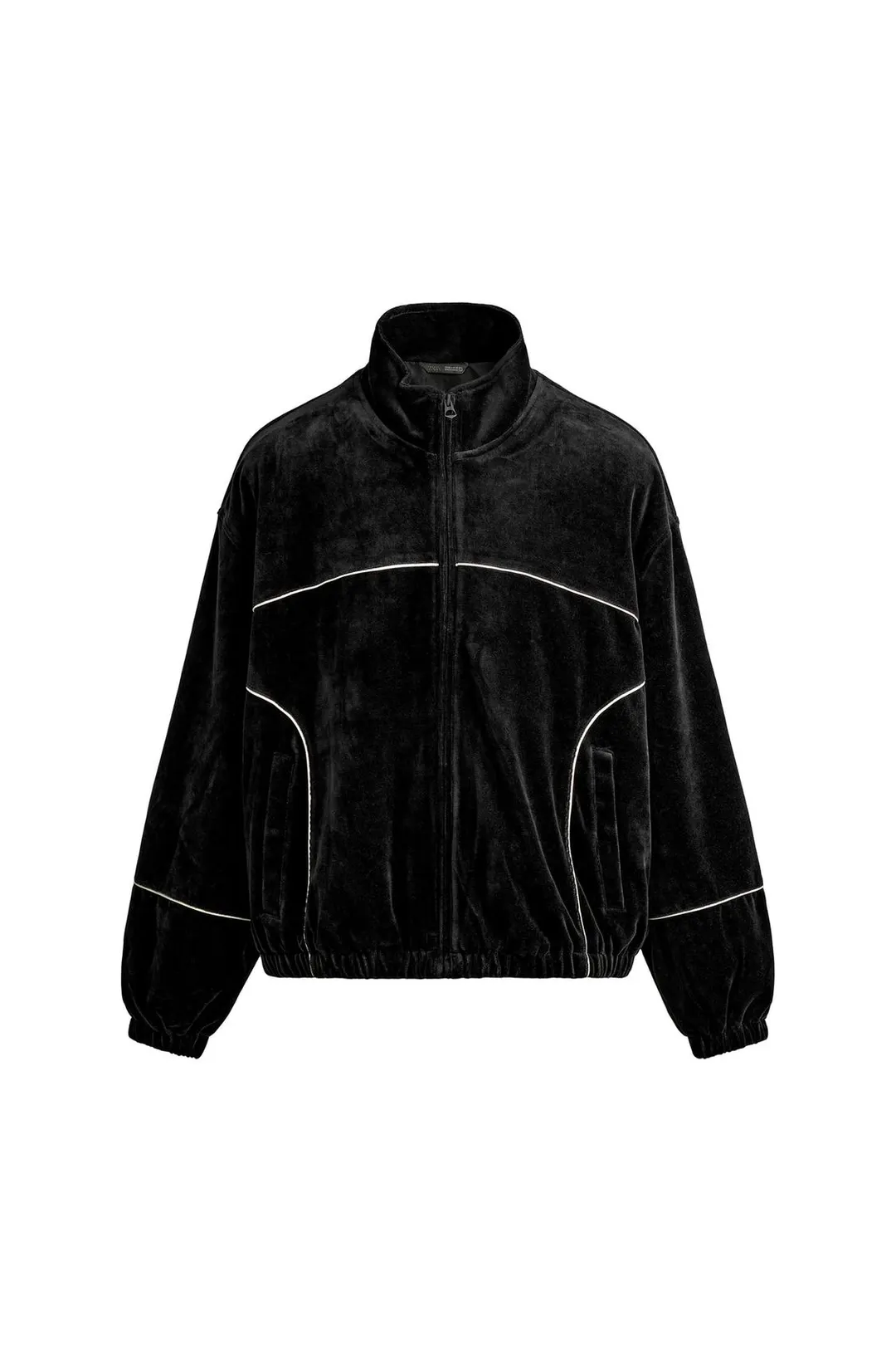 Олимпийка из велюра в стиле ретро, Zara