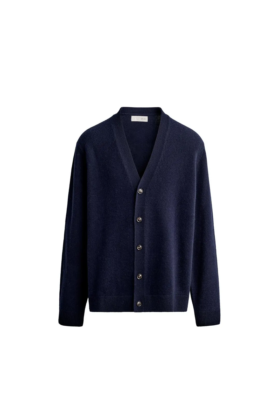 Кардиган стандартного кроя из смесовой шерсти, Zara
