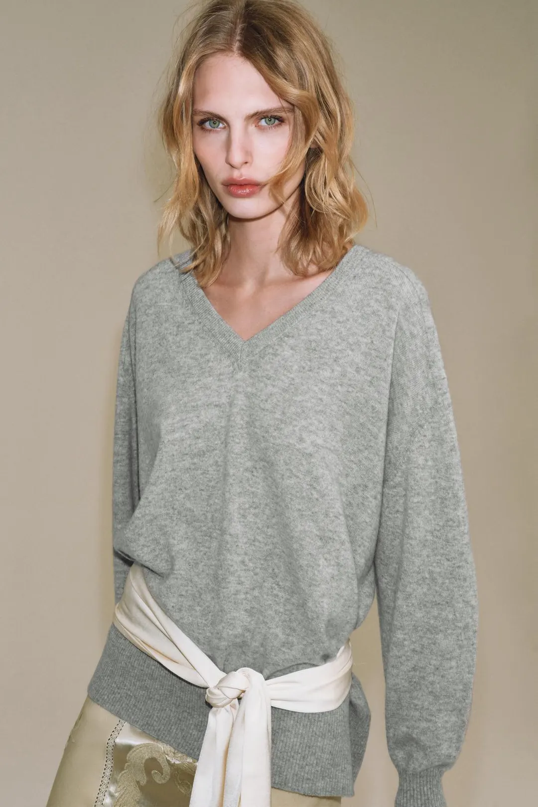 Свитер оверсайз из 100% шерсти, Zara
