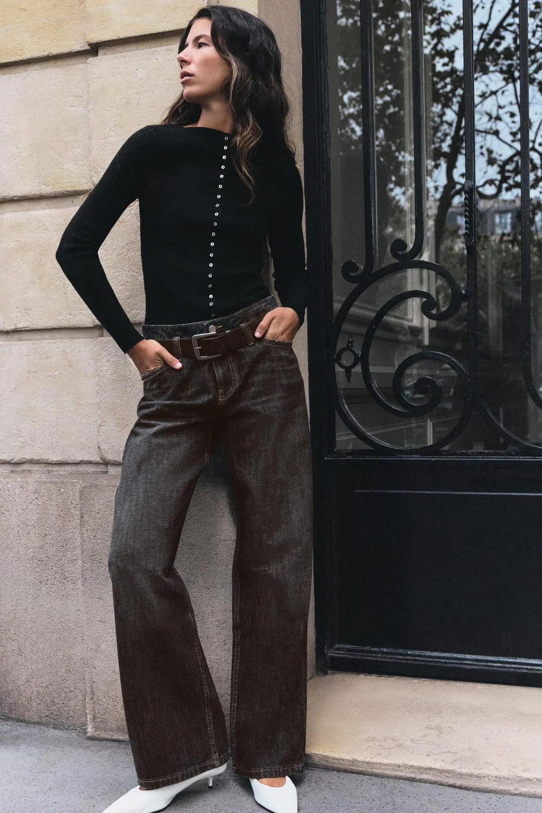 Жакет на пуговицах из смесовой шерсти, Zara