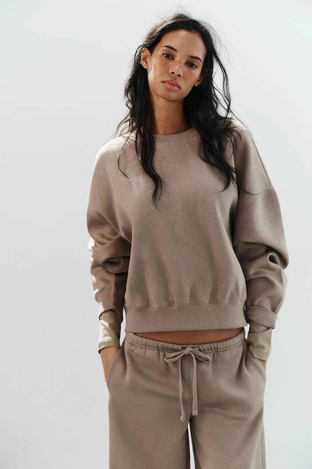 Базовый плюшевый свитшот, Zara