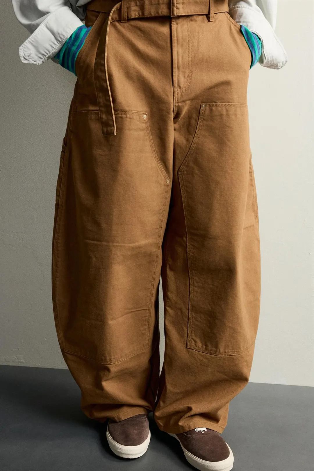 Брюки рабочие фасона баллон, Zara