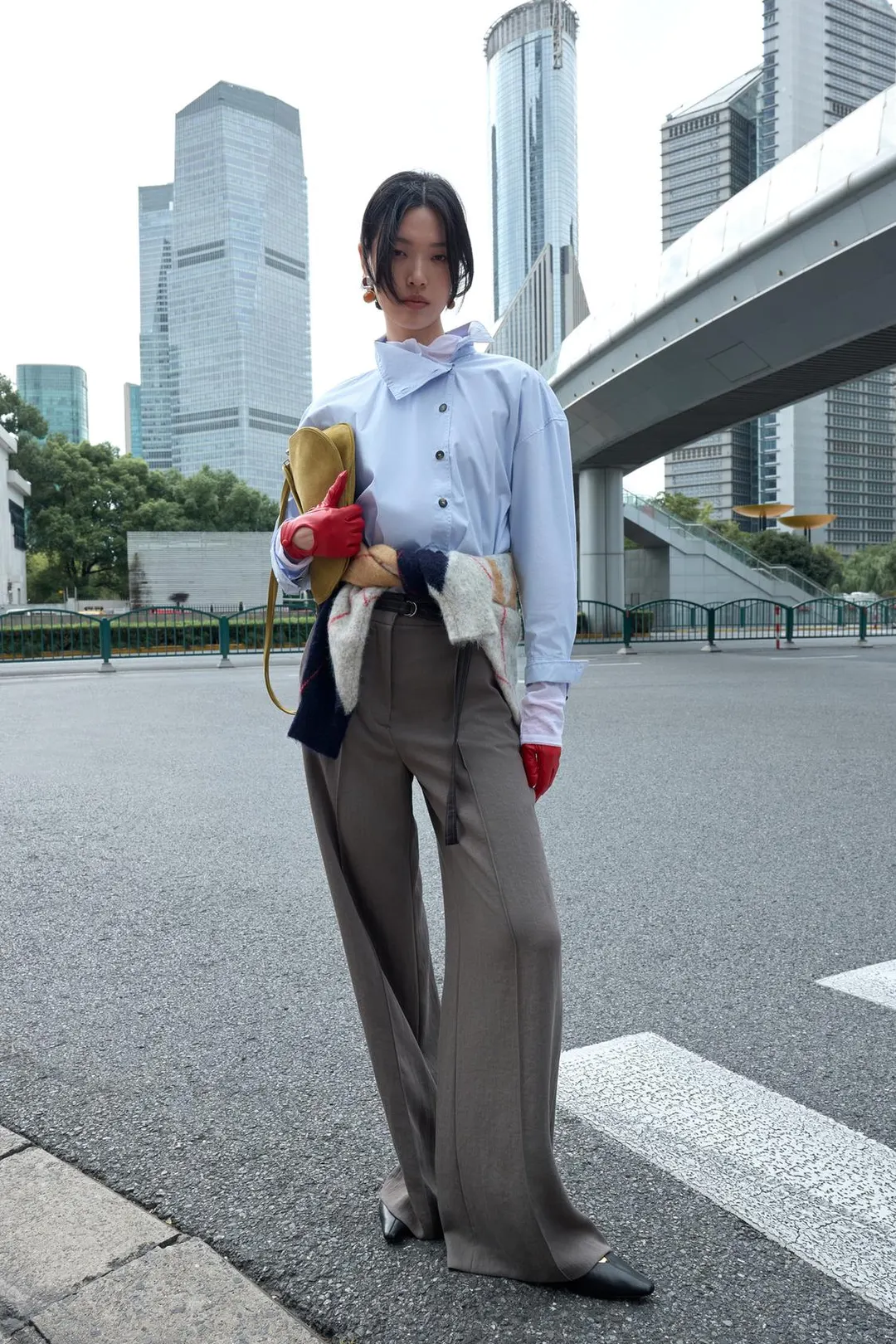 Короткие перчатки из 100% кожи, Zara