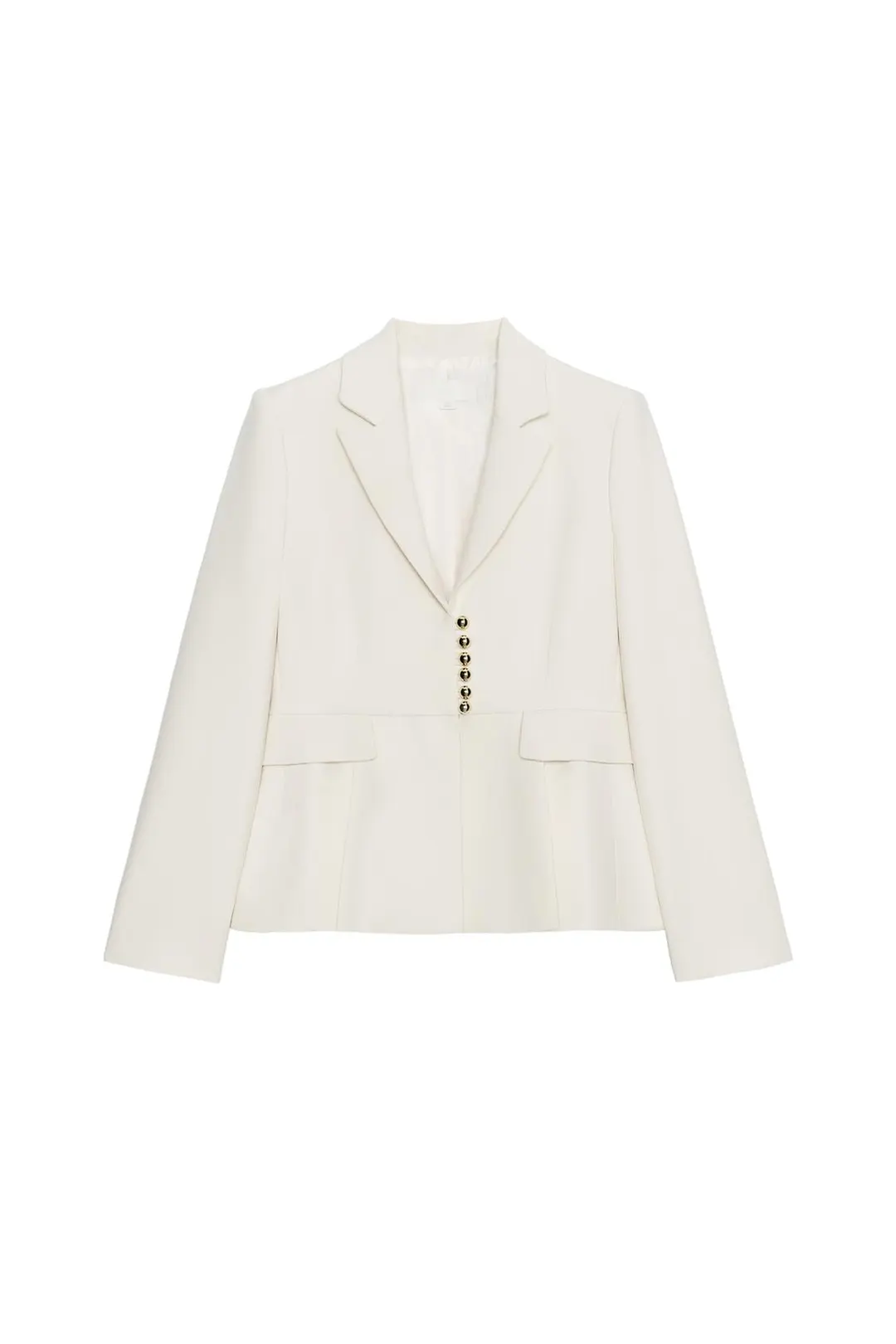 Пиджак с баской и подплечниками, Zara