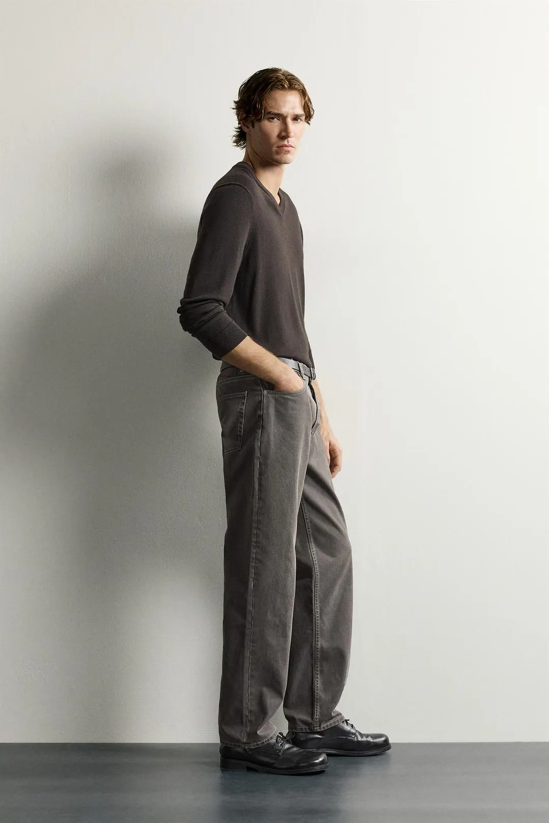 Брюки с прямыми штанинами, Zara
