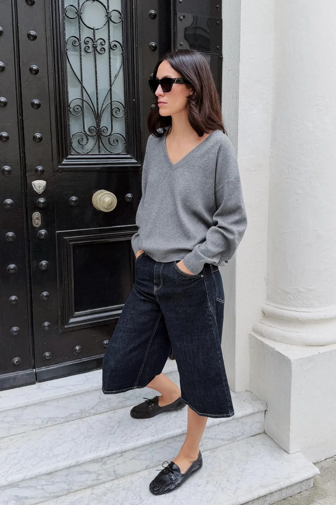 Кожаные лоферы в морском стиле, Zara