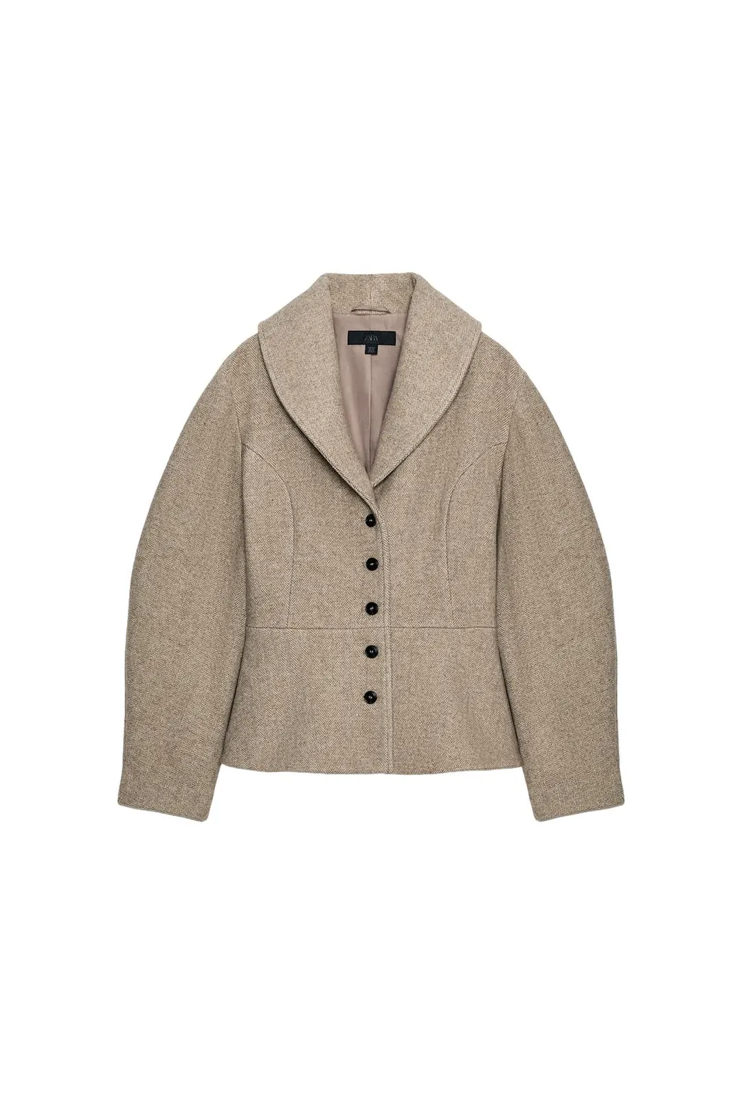 Мягкий жакет с баской, Zara