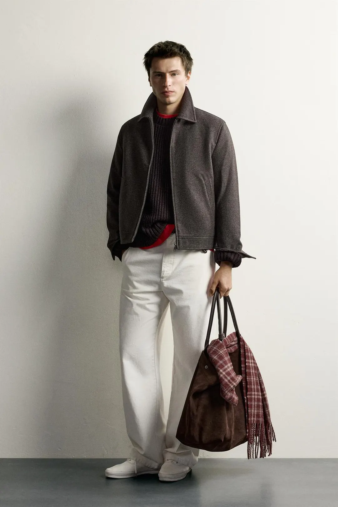 Куртка прямого кроя под шерсть, Zara