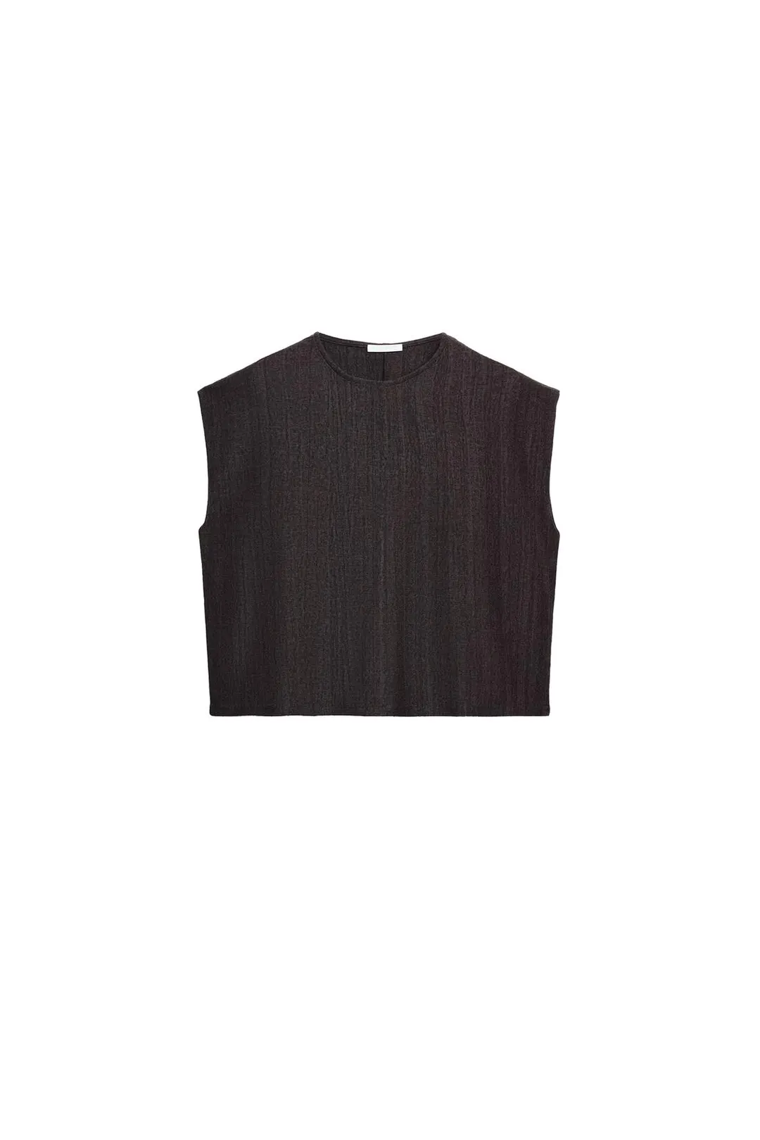 Фактурный топ без рукавов, Zara