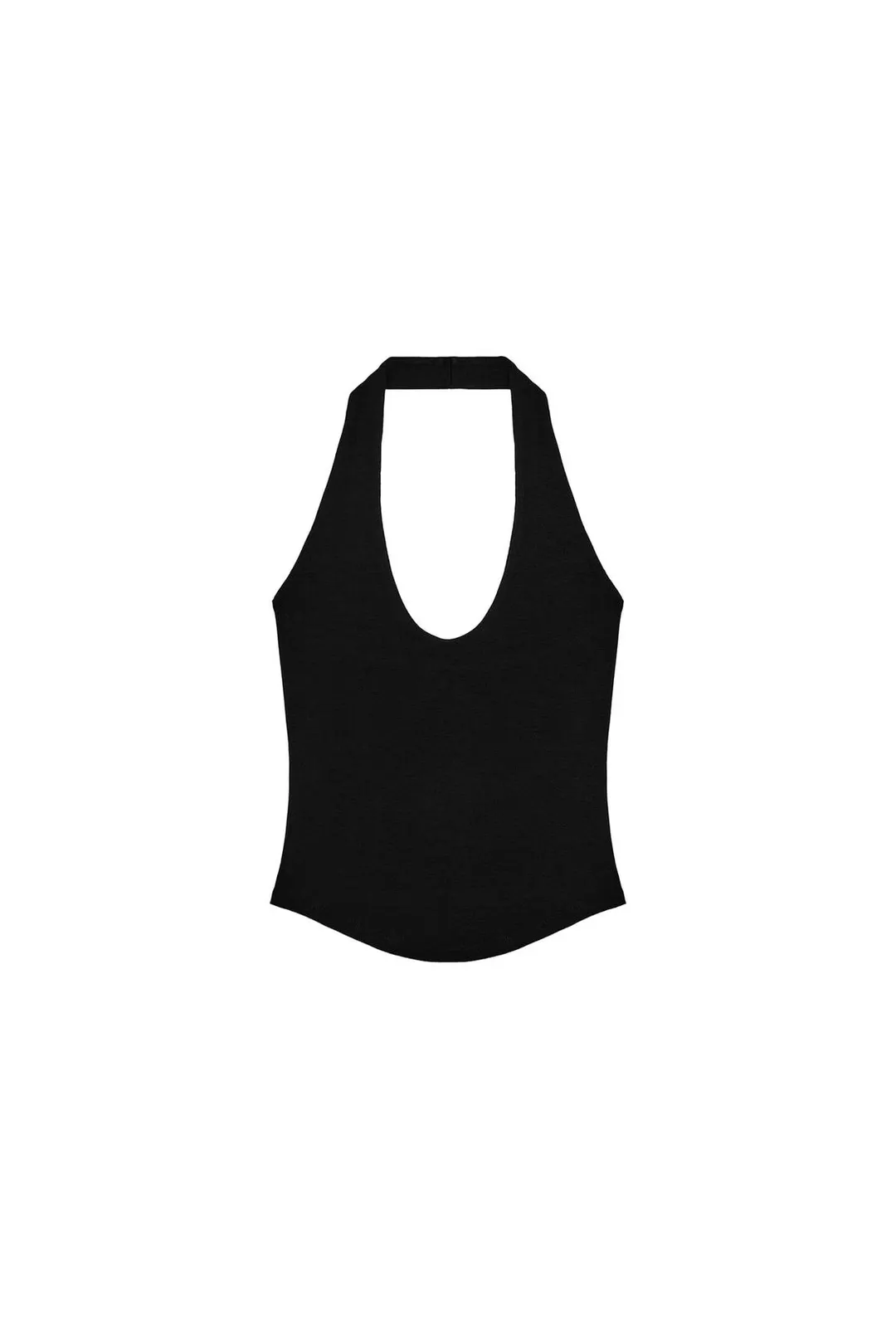 Топ-халтер с закругленным низом, Zara