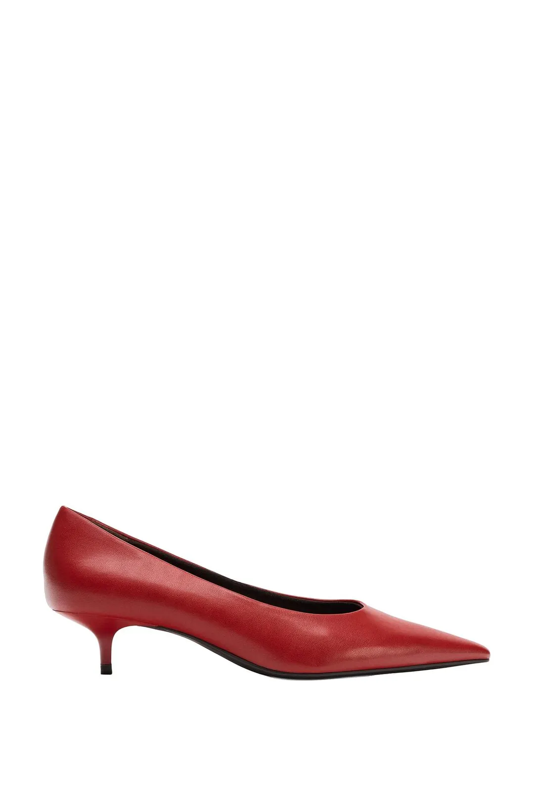 Остроносые туфли на каблуке kitten heel, Zara