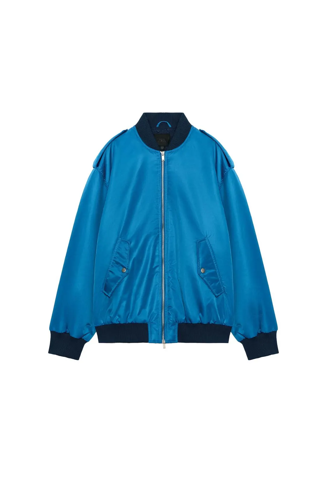 Куртка-бомбер оверсайз с хлястиками, Zara