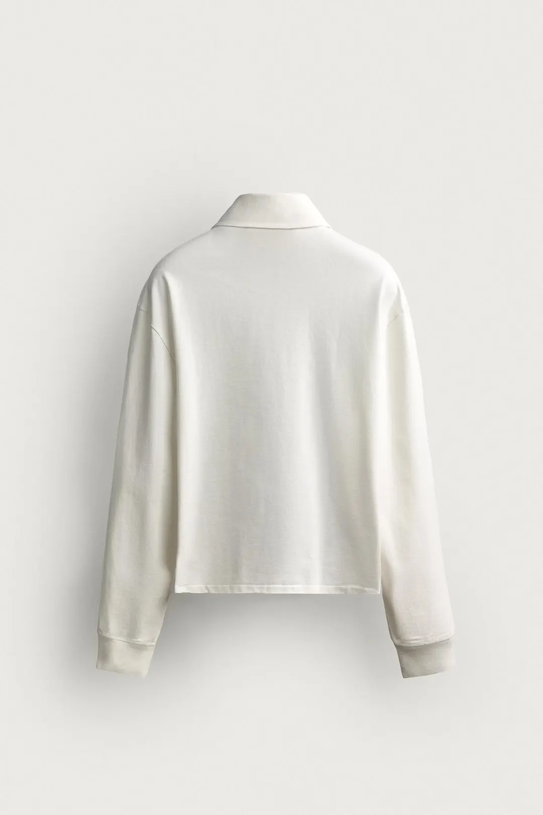 Поло укороченного кроя из хлопка, Zara