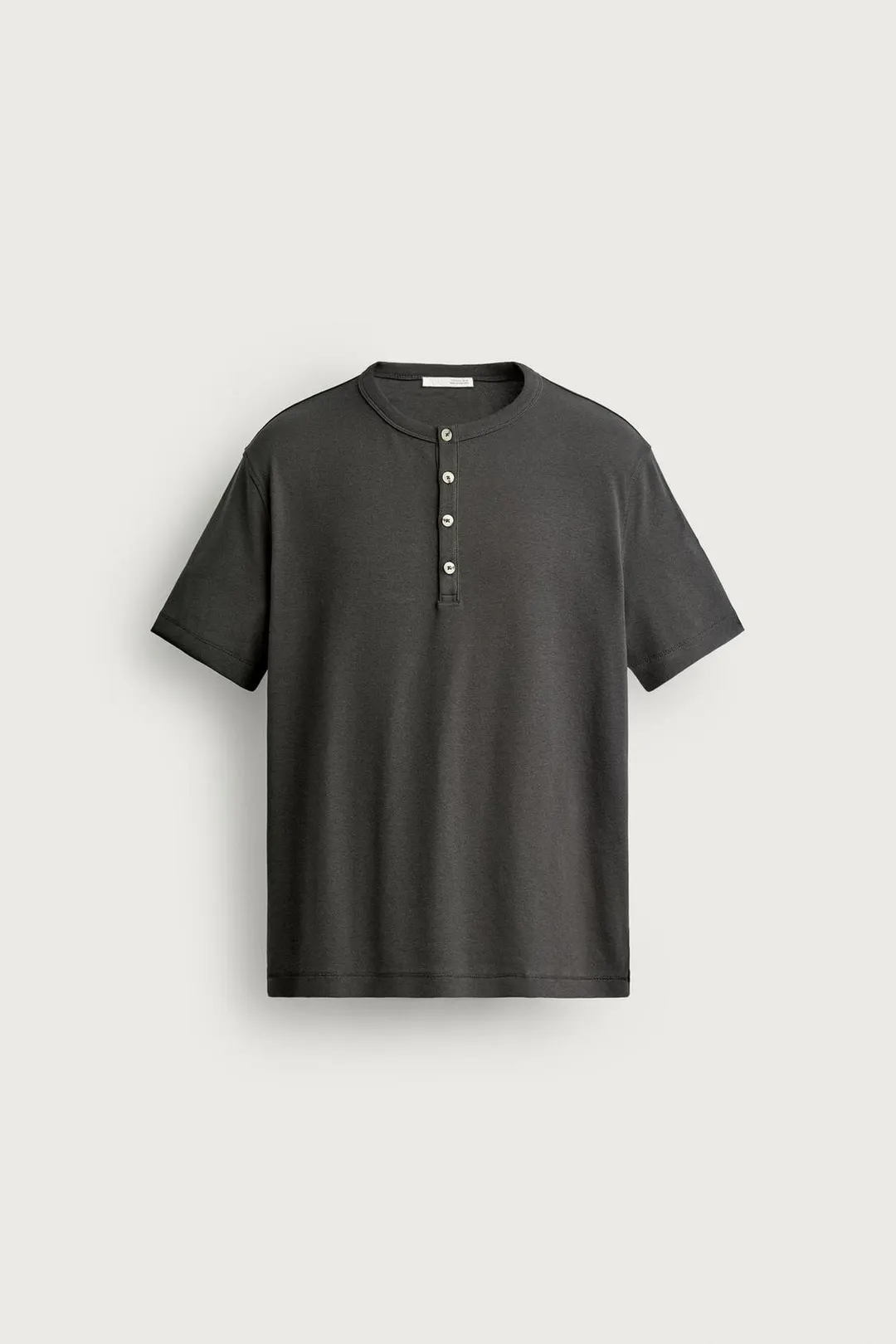 Футболка хенли стандартного кроя, Zara