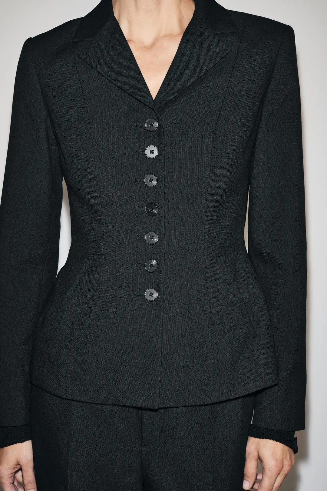 Укороченный приталенный пиджак ZW Collection, Zara