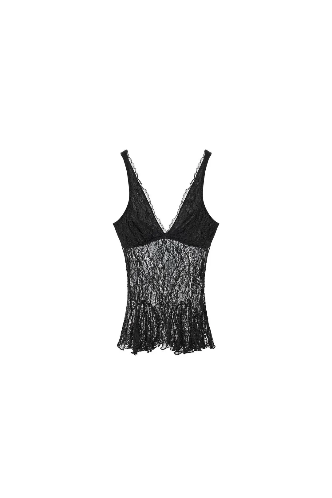 Топ кружевной на бретелях, Zara