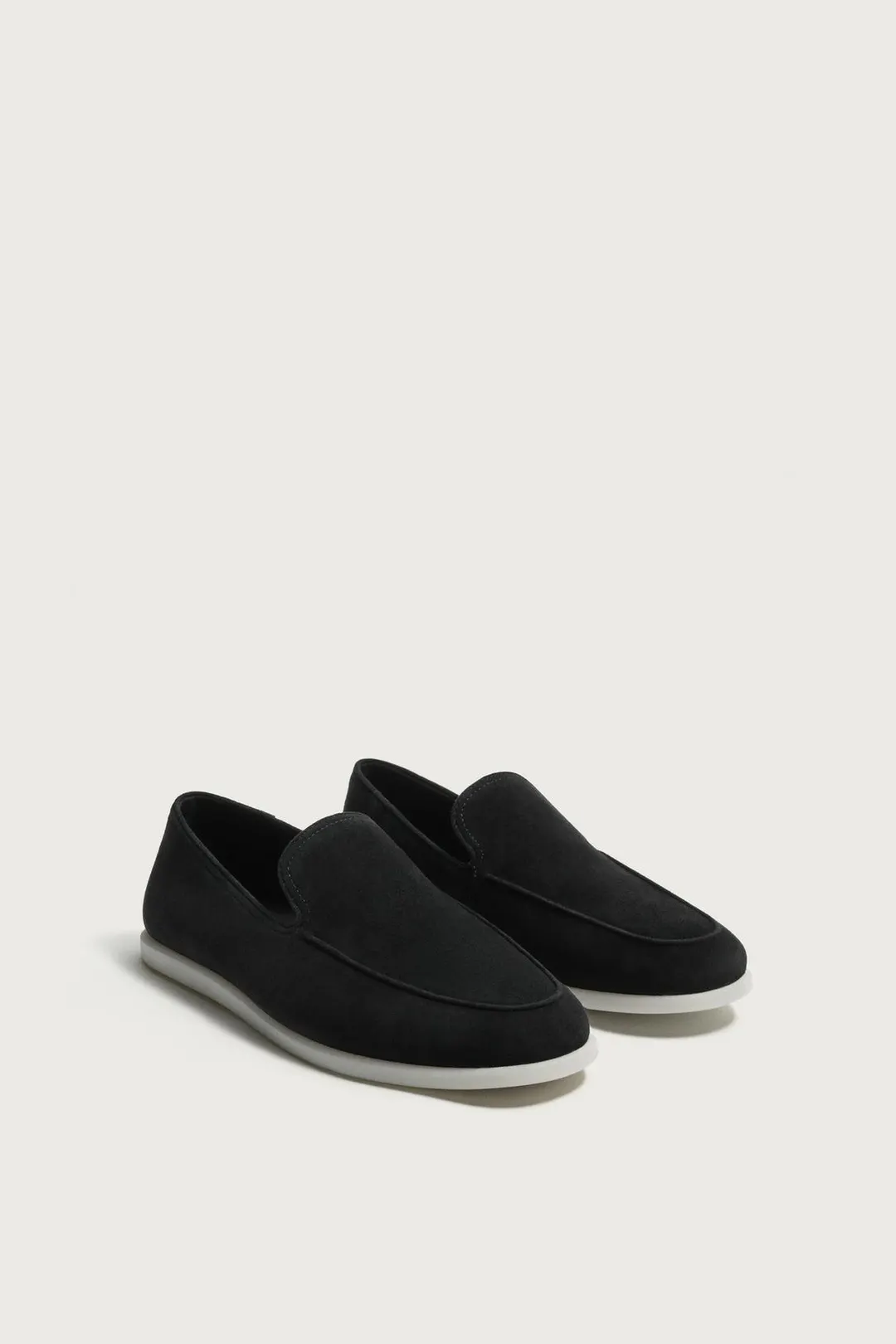 Повседневные кожаные лоферы, Zara