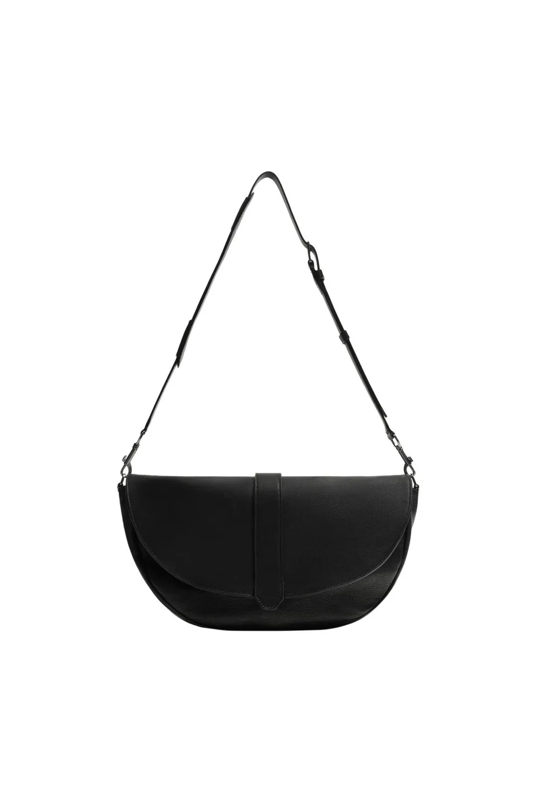 Кожаная сумка через плечо, Zara
