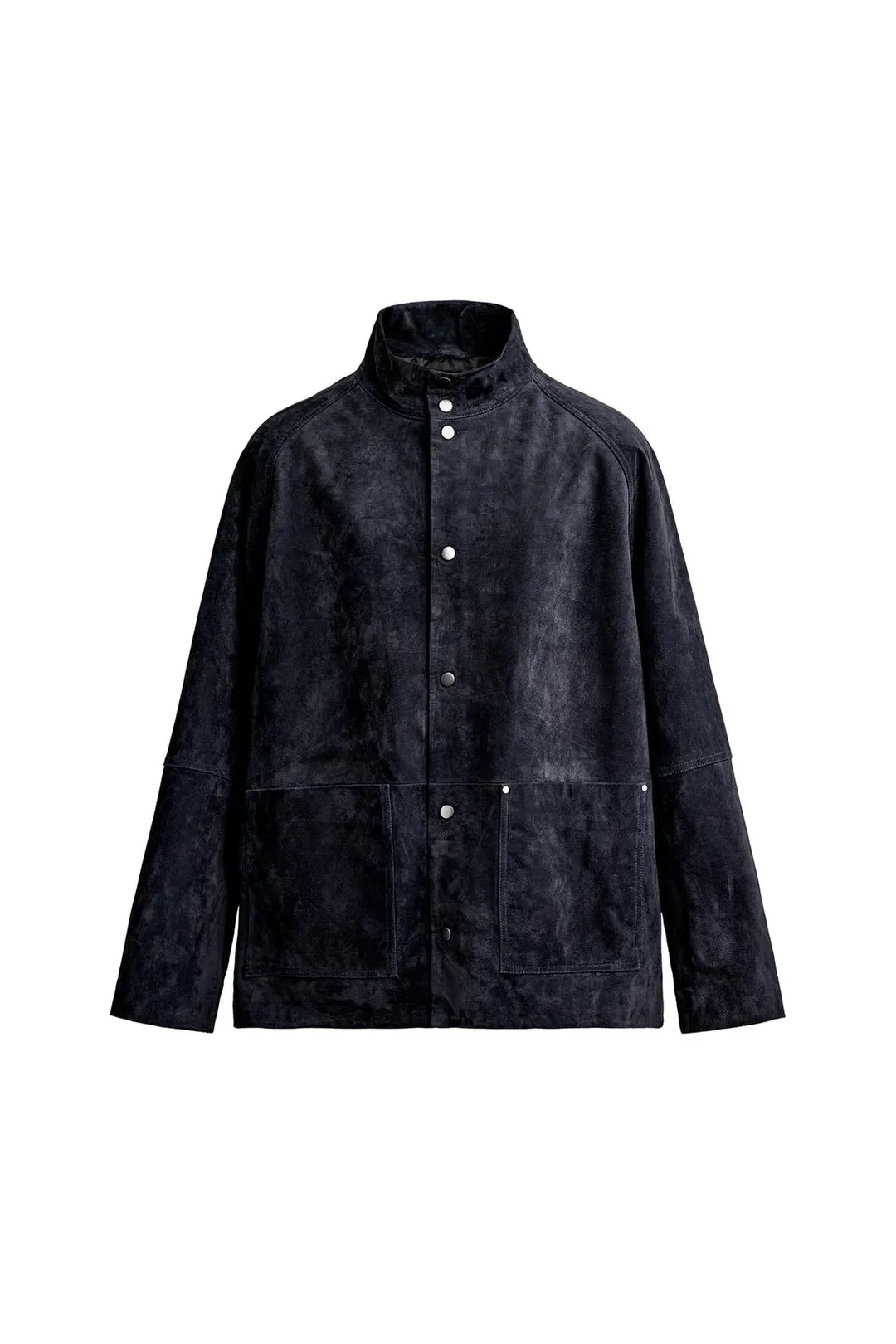 Парка свободного кроя из замши, Zara