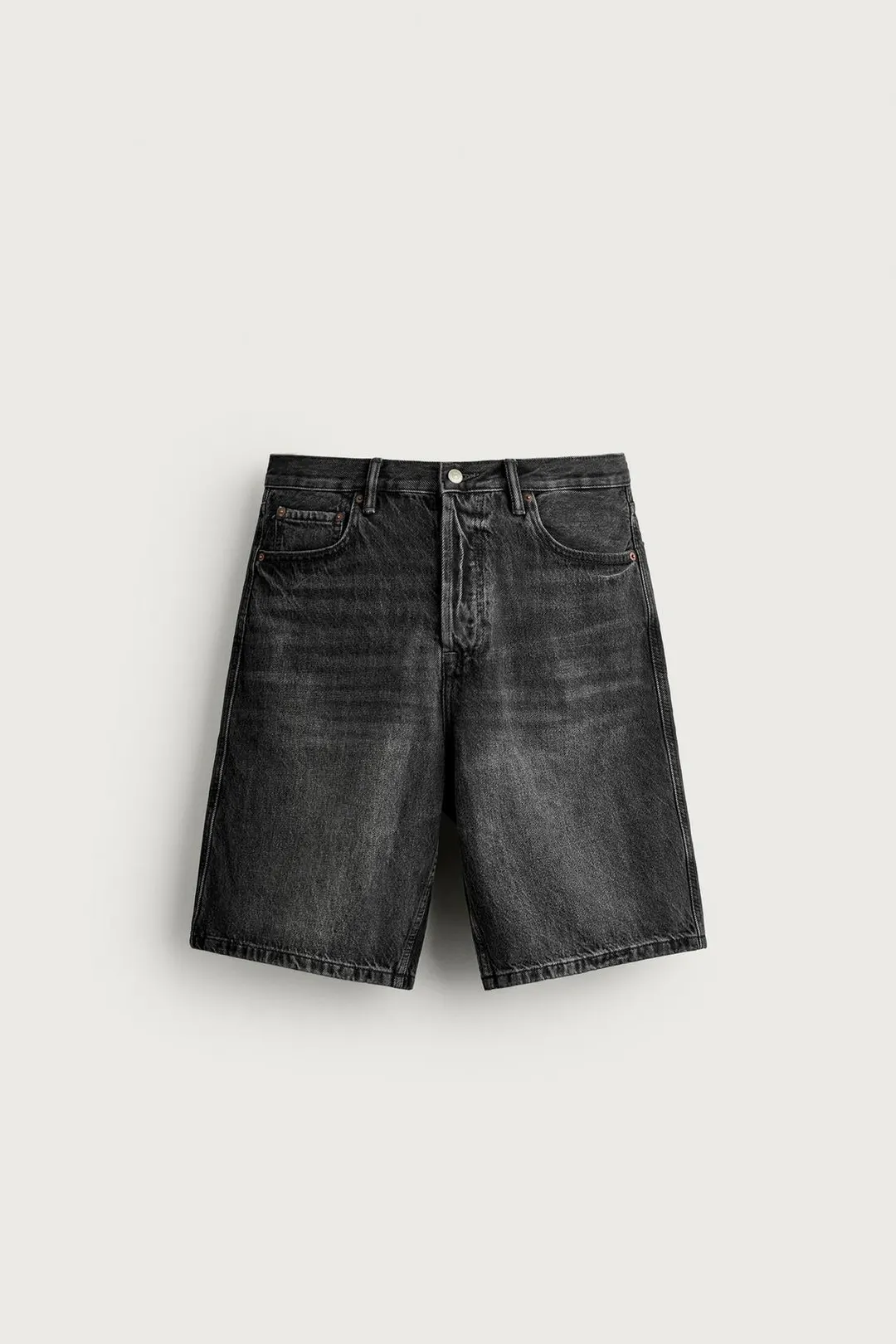 Джинсовые бермуды прямого кроя, Zara
