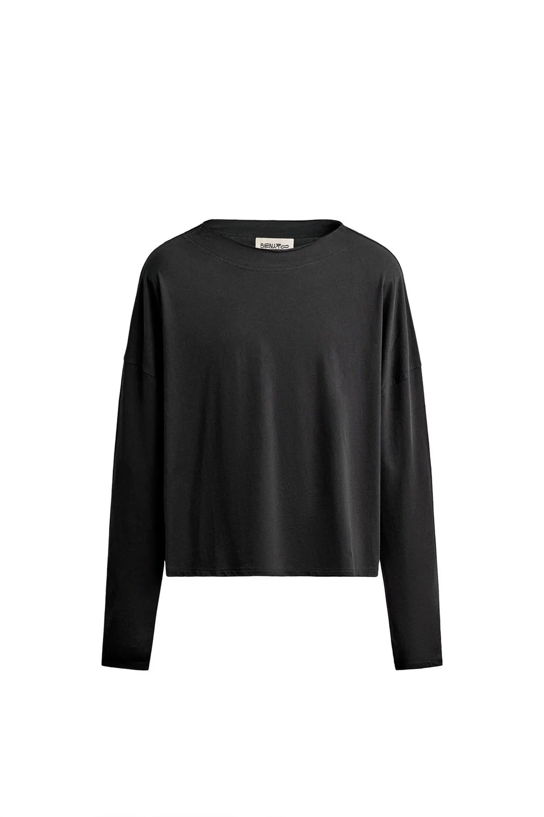 Укороченная футболка с длинными рукавами, Zara