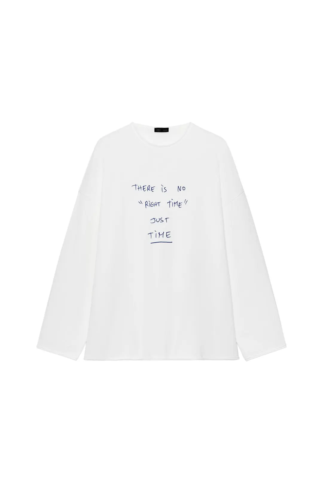 Футболка оверсайз с надписью THOMAS LELÚ, Zara