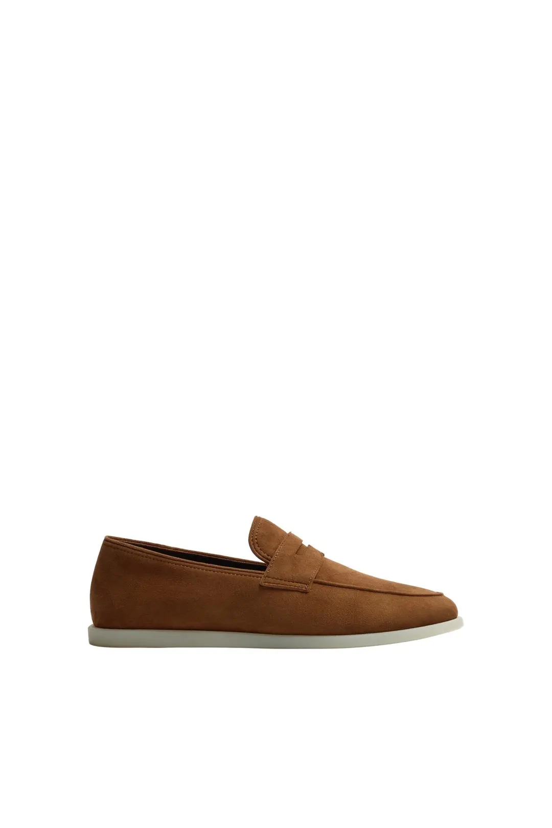 Повседневные кожаные лоферы, Zara