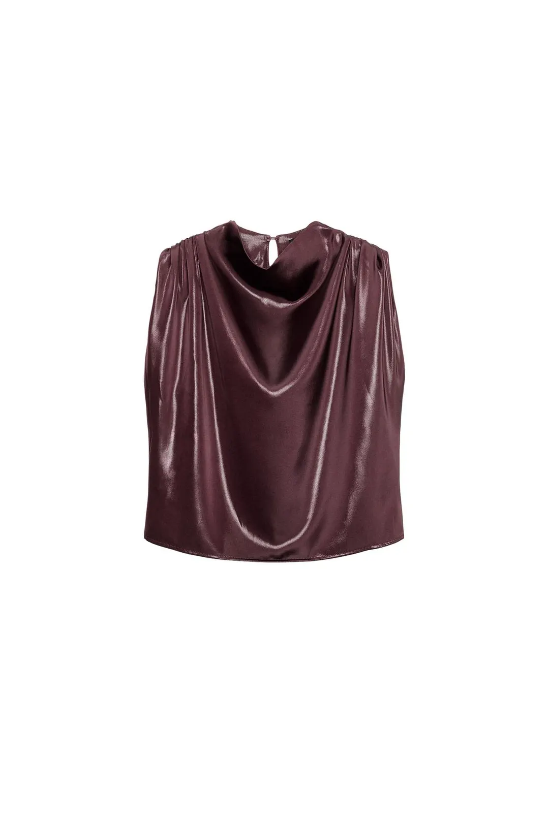 Атласный топ с аппликациями золотистого цвета, Zara