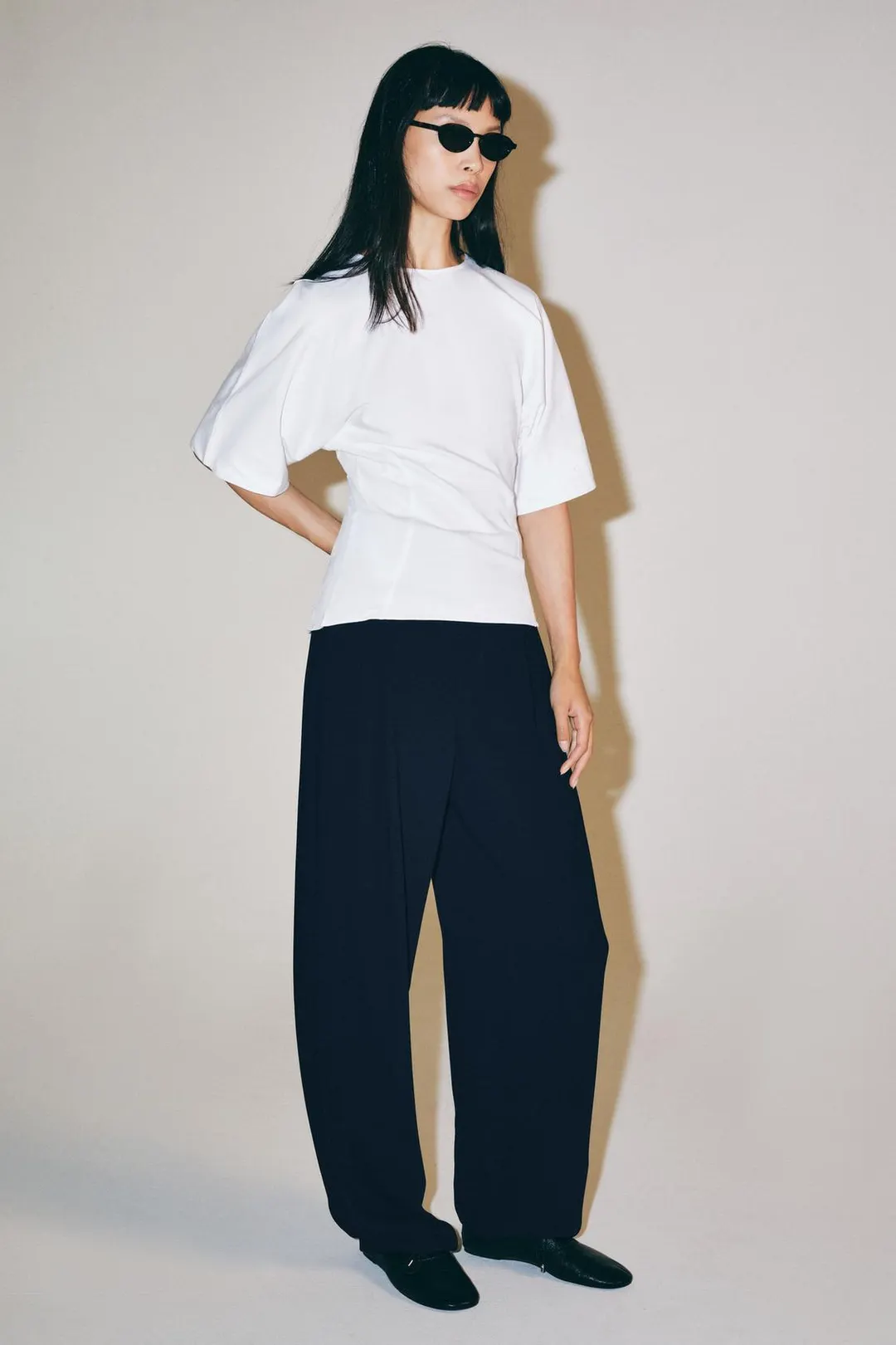 Футболка с пуговицами сзади, Zara