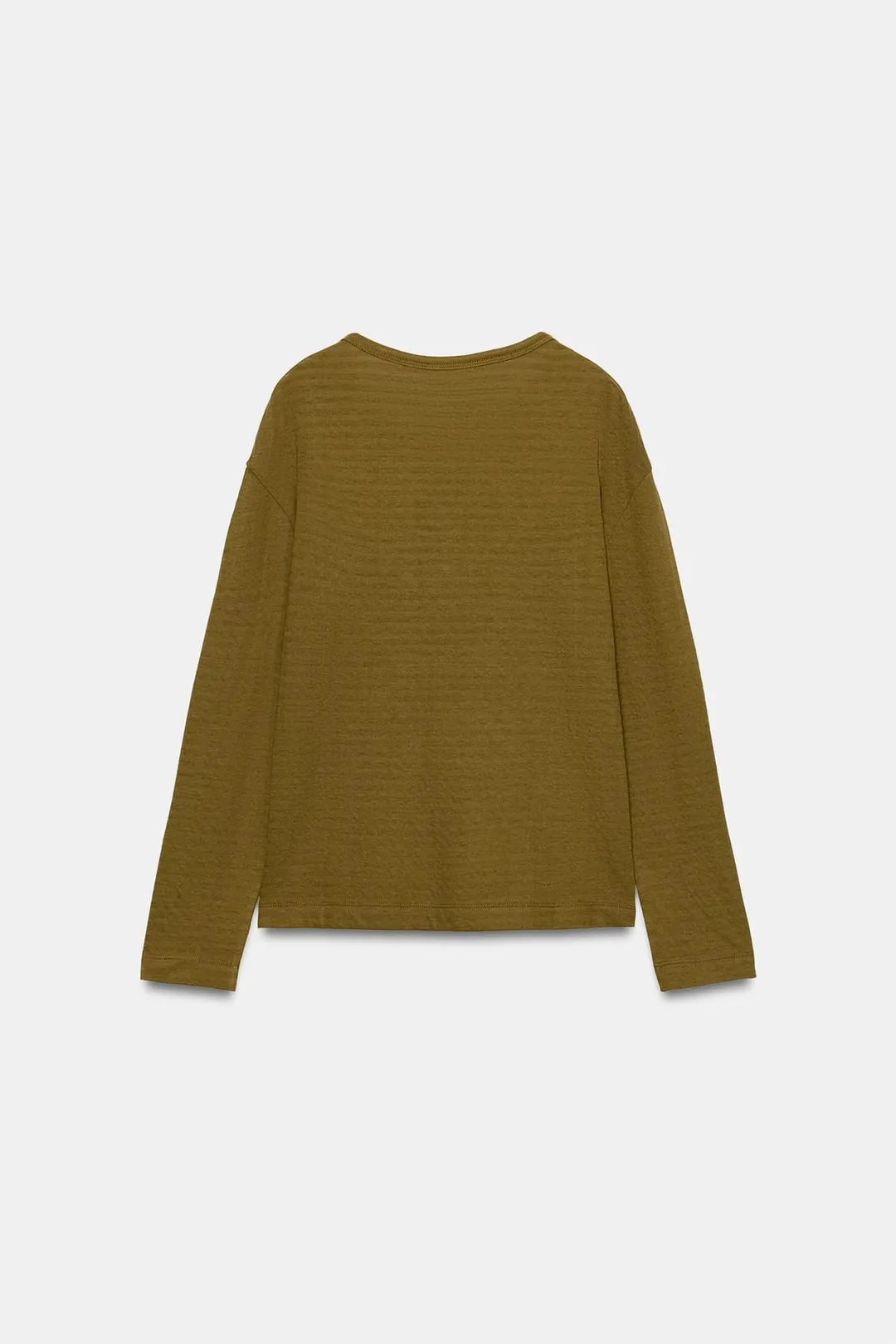 Двусторонний лонгслив хенли, Zara