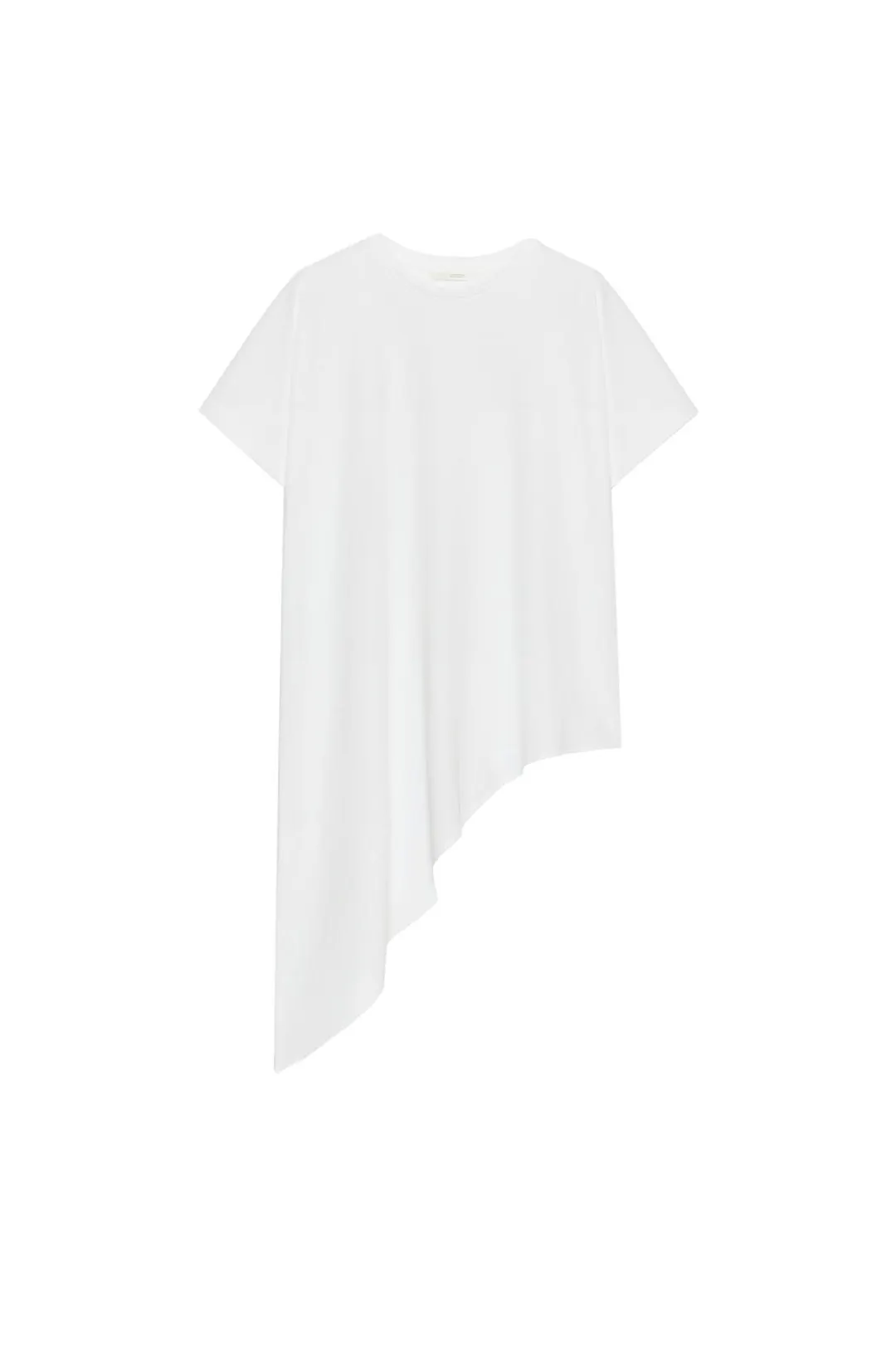 Футболка асимметричного кроя с короткими рукавами, Zara