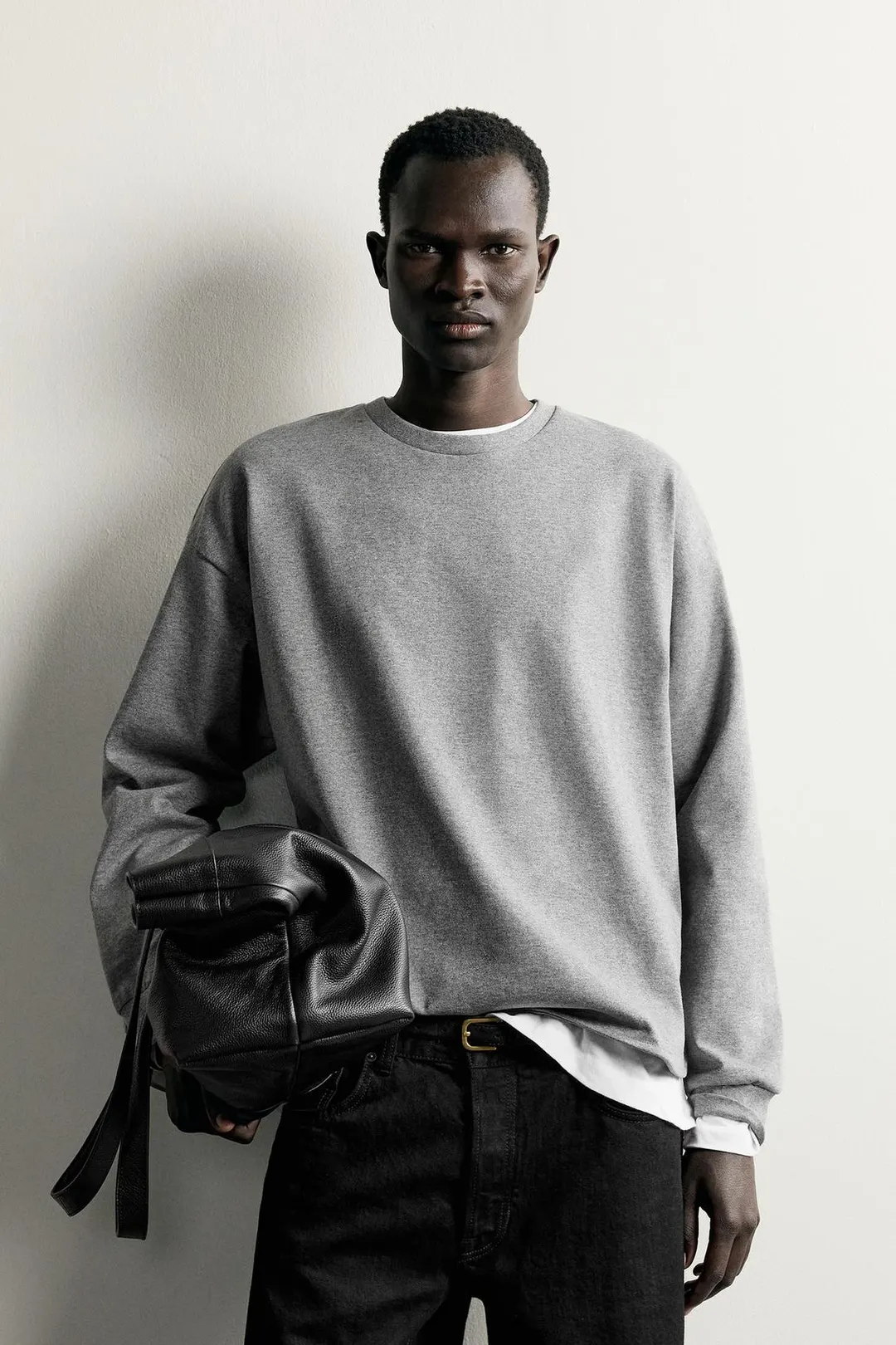 Футболка свободного кроя с разрезами, Zara