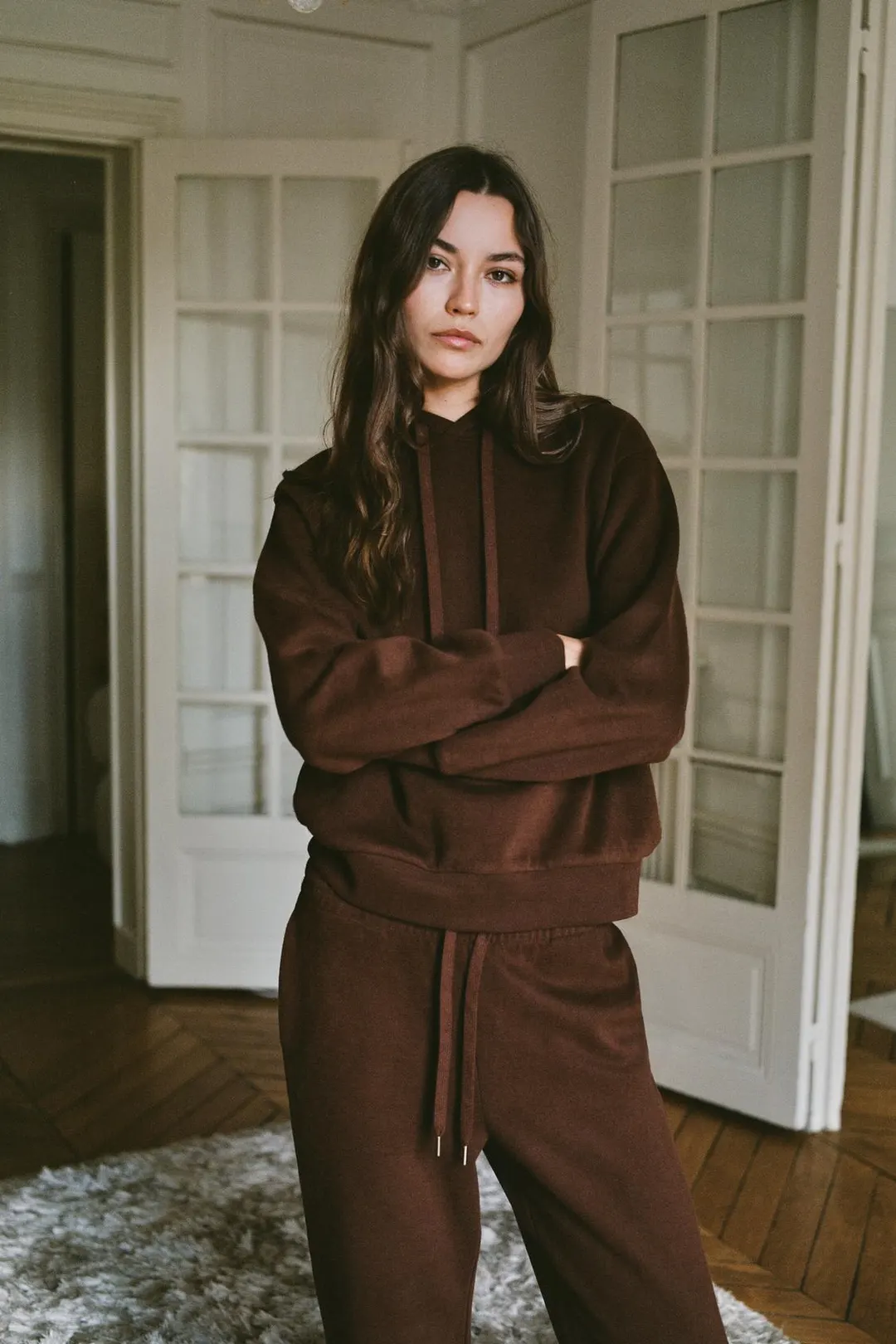 Базовые брюки с отворотами, Zara