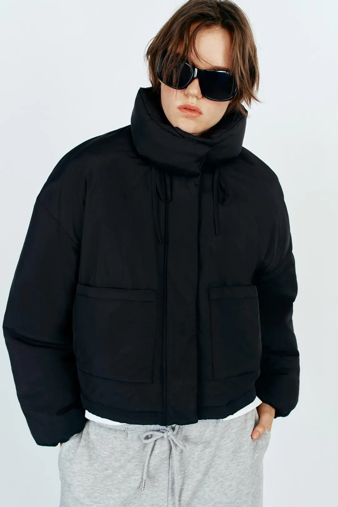 Водоотталкивающий анорак с карманом, Zara