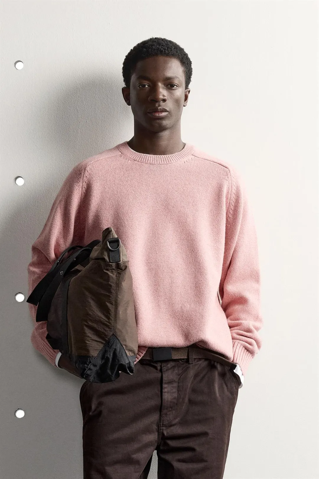 Свитер из хлопка и шерсти стандартного кроя, Zara