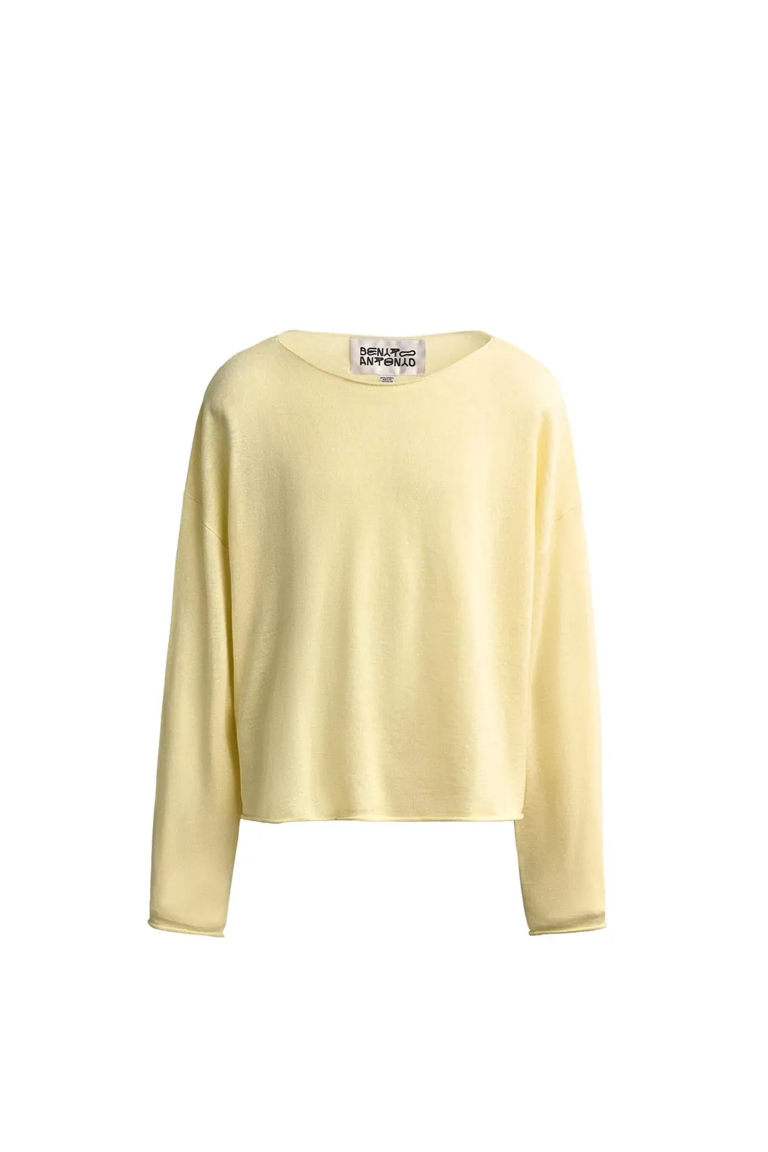 Джемпер укороченный из смеси льна и шерсти, Zara