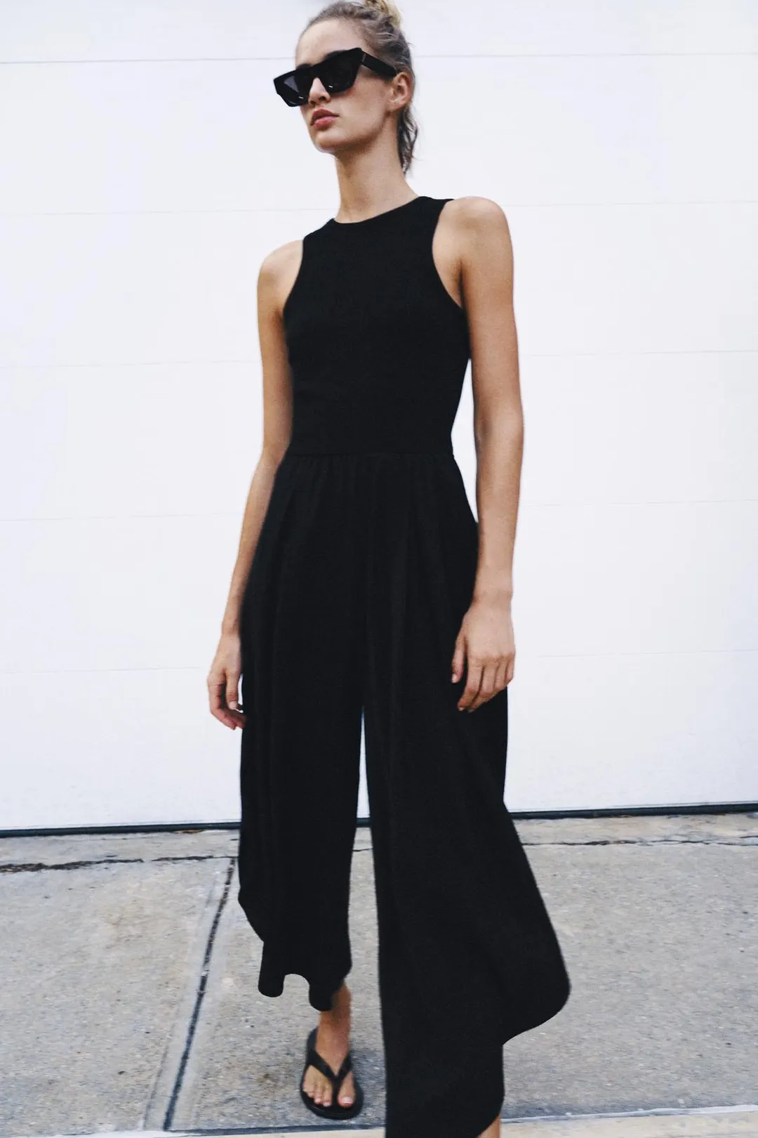 Комбинезон длинный комбинированный, Zara