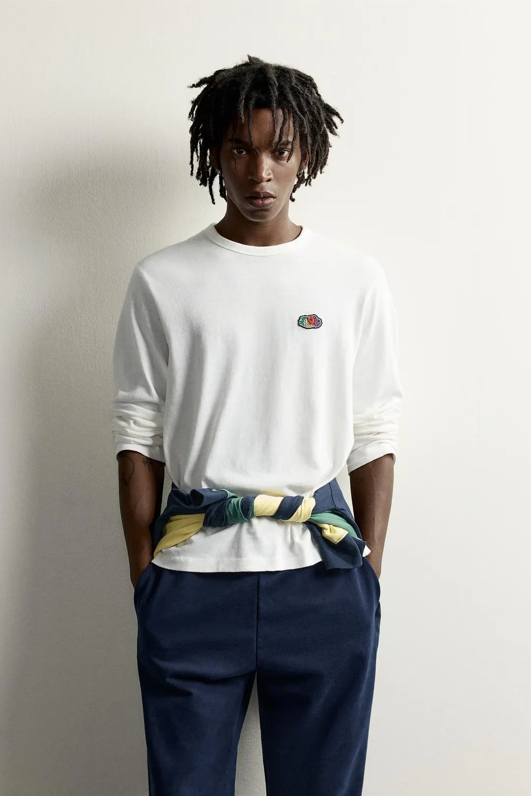 Футболка с длинными рукавами и нашивкой FRUIT OF THE LOOM™, Zara