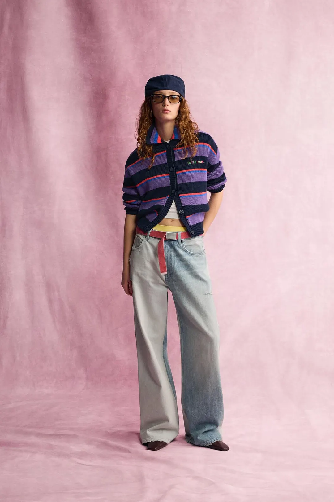 Полосатый кардиган Fruit of the Loom™, Zara