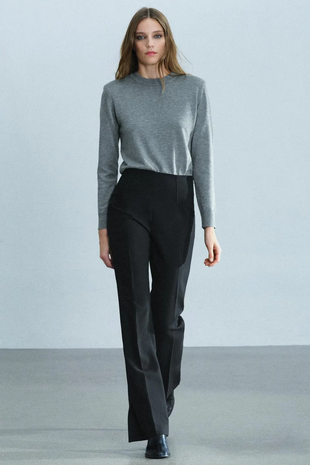 Брюки клеш с разрезами ZW Collection, Zara