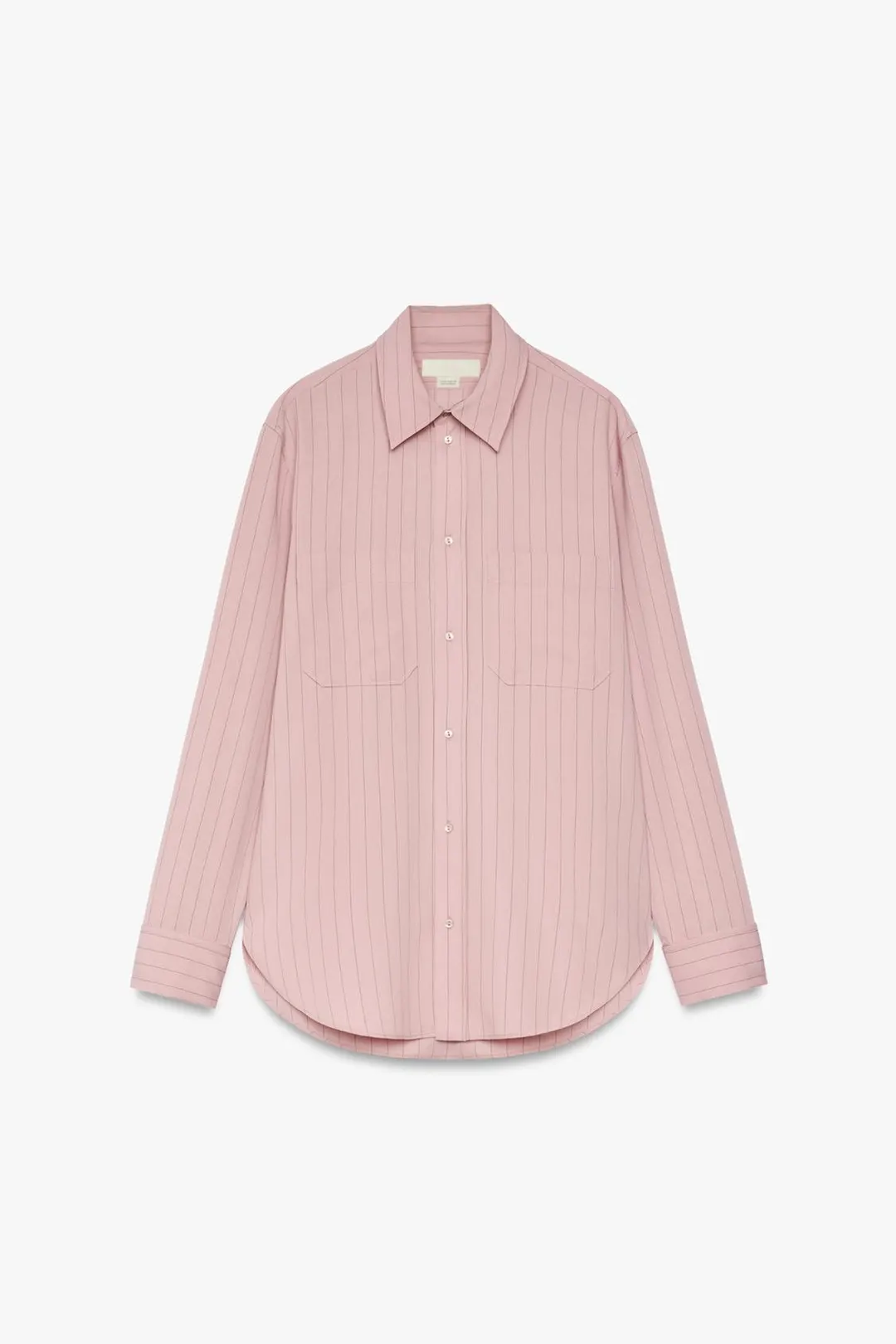 Рубашка в полоску с карманом ZW Collection, Zara