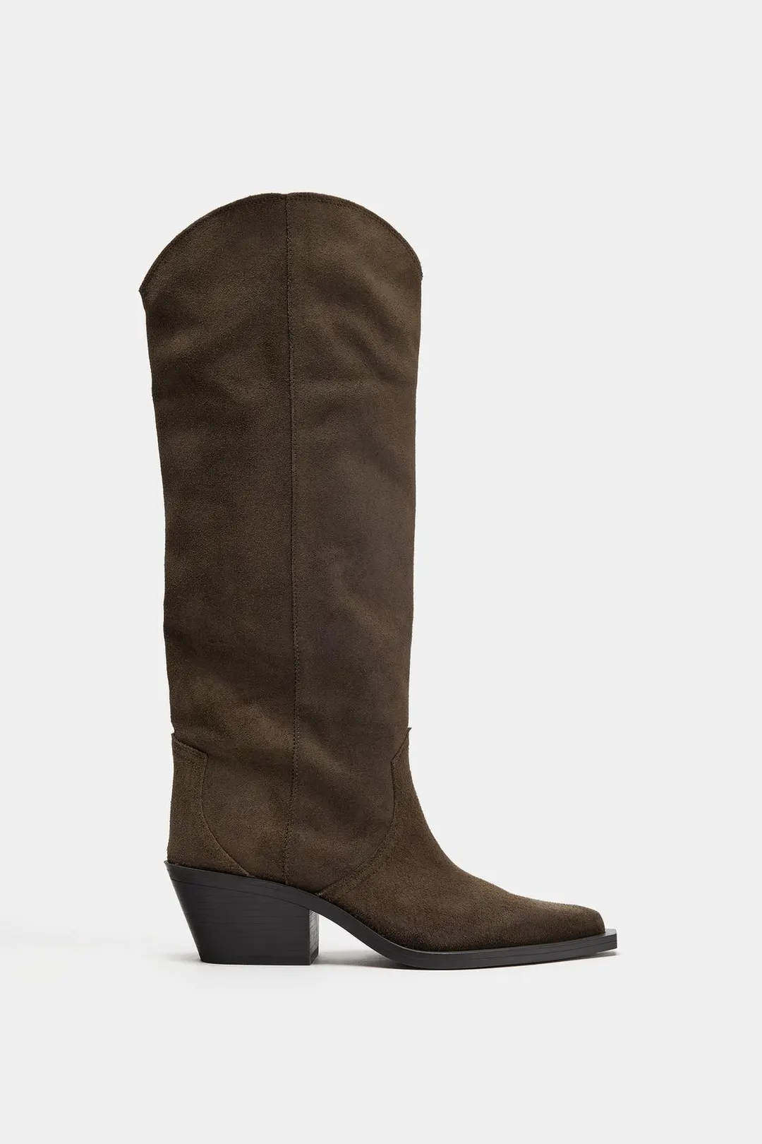 Кожаные ковбойские сапоги, Zara
