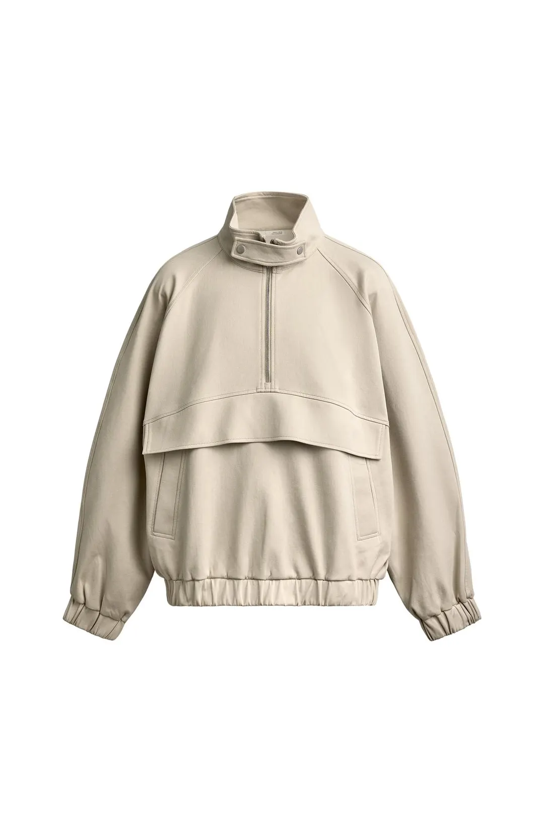 Толстовка из технологичной ткани с карманом-подсумком, Zara