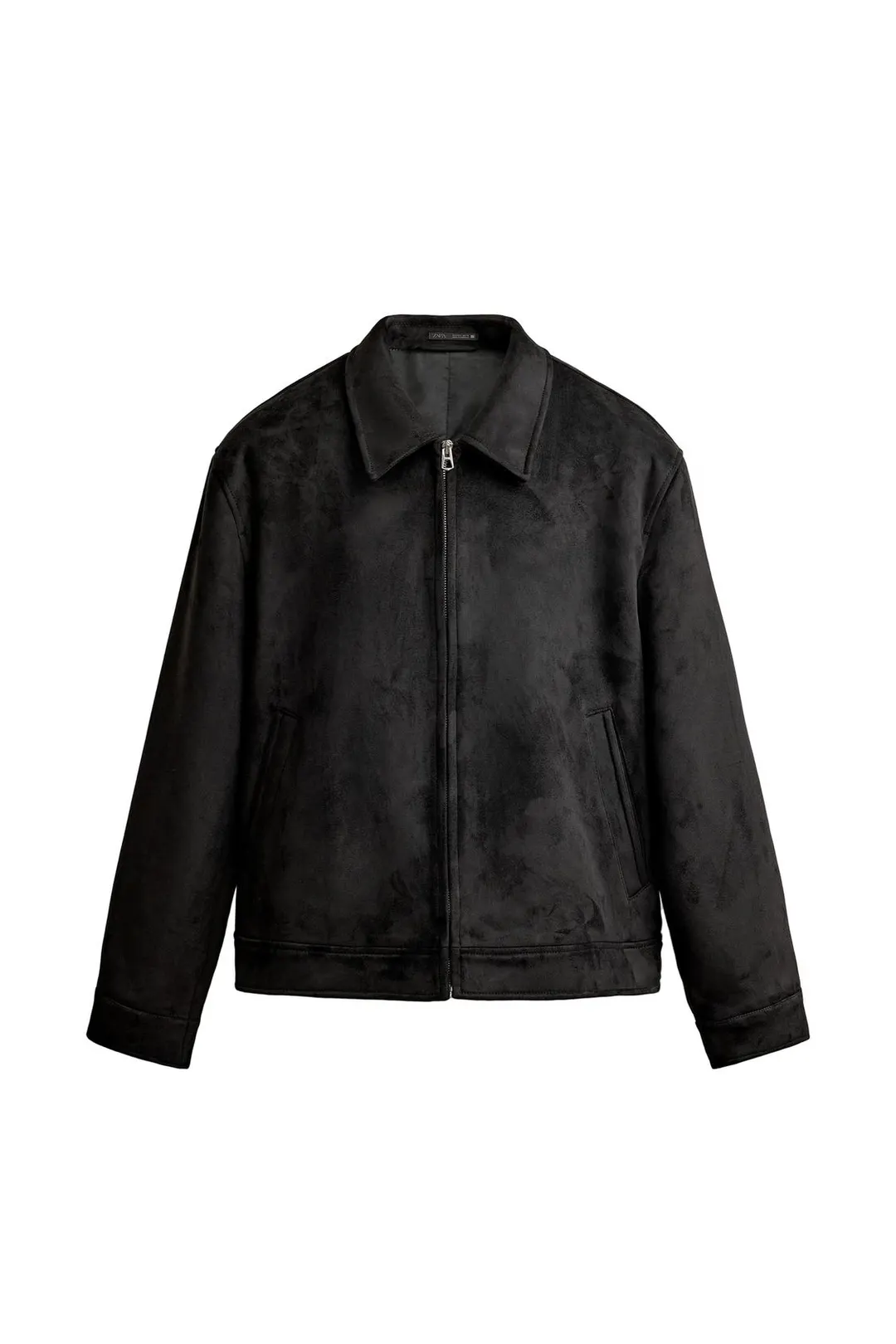 Куртка прямого кроя из искусственной замши, Zara