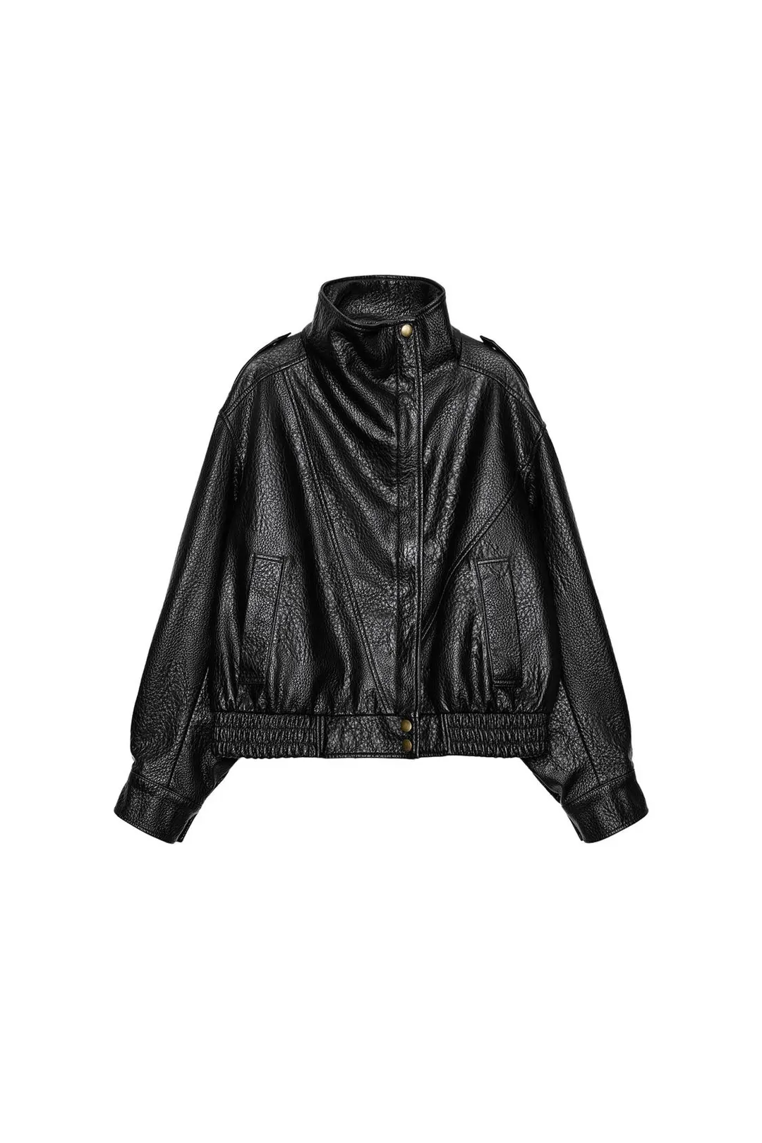 Куртка-бомбер под кожу, Zara