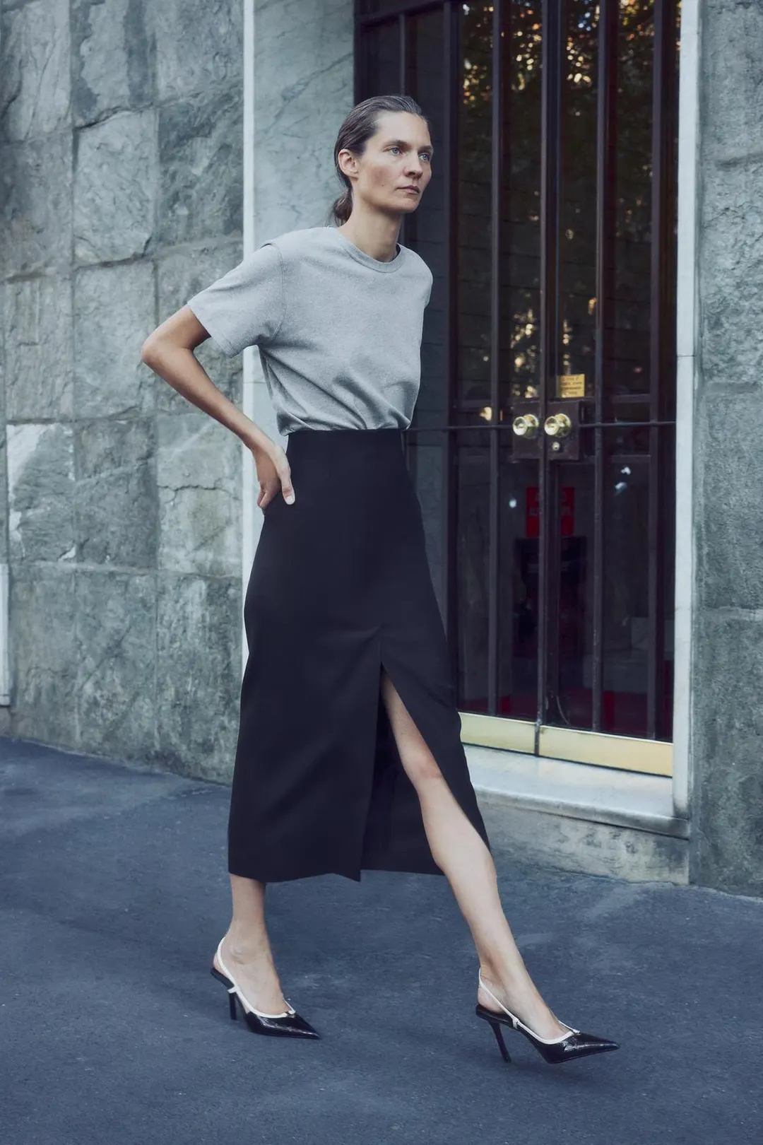Юбка прямого кроя ZW Collection, Zara