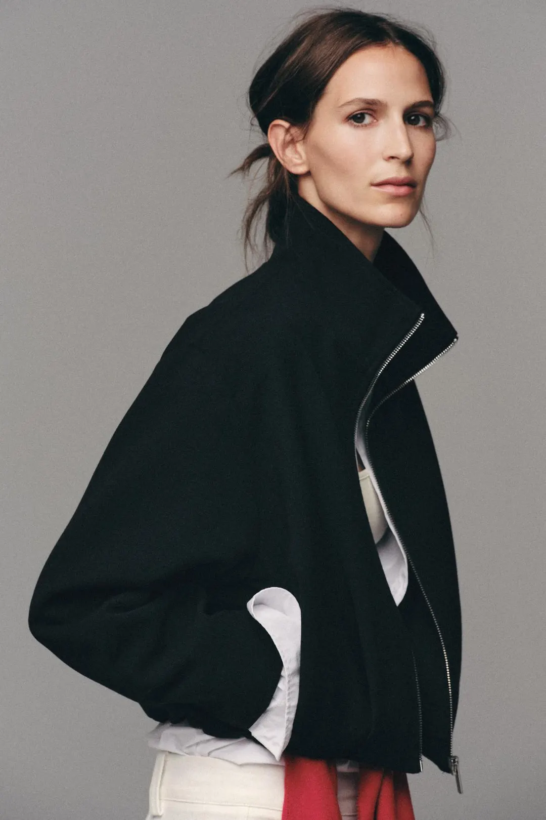 Куртка-бомбер с высокой горловиной, Zara