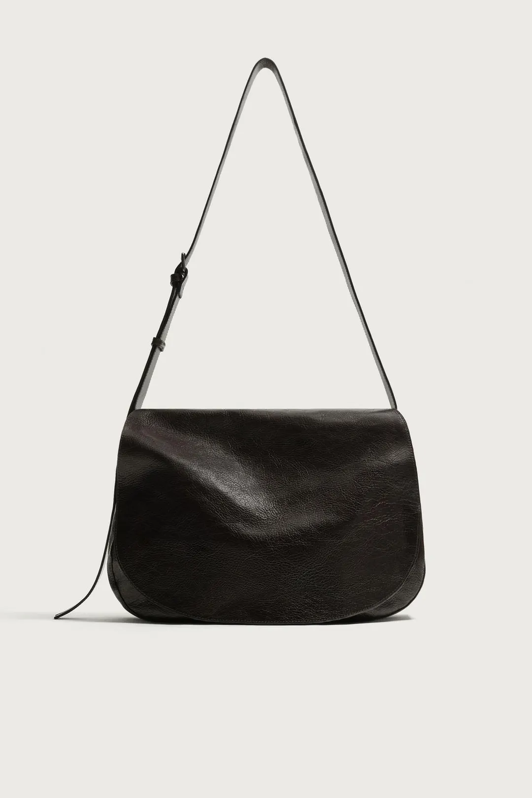 Кожаная сумка на плечо, Zara