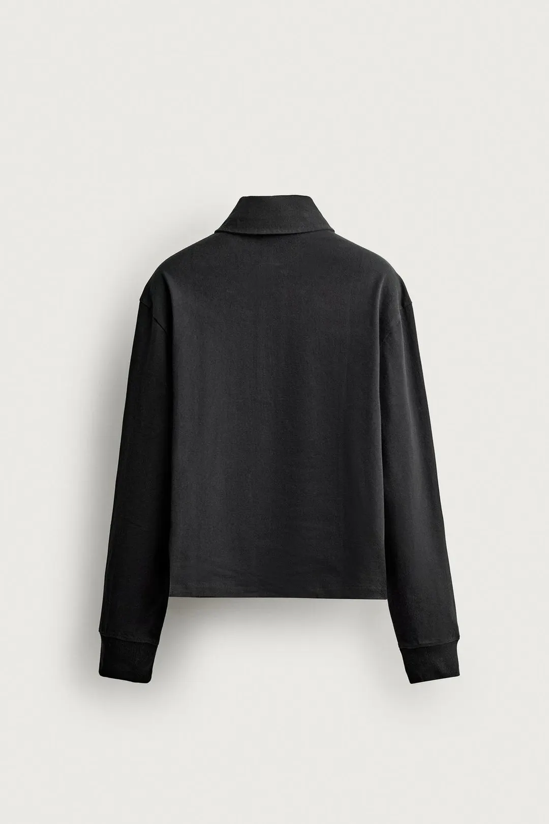Поло укороченного кроя из хлопка, Zara
